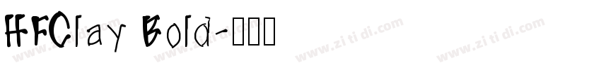 HFClay Bold字体转换